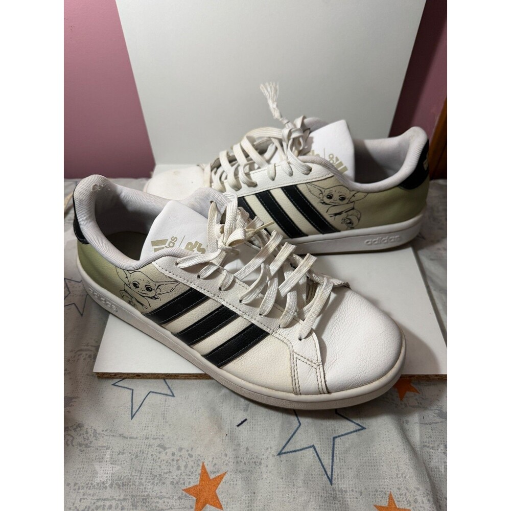 Adidas x Star Wars Grand Court Baby Yoda Grogu The Mandalorian Mens Shoe 10 US